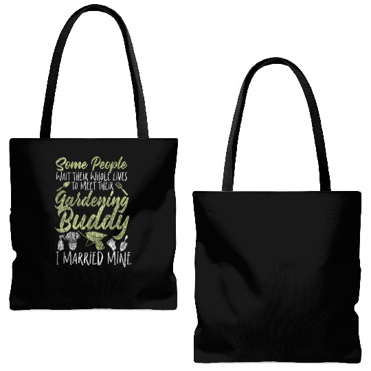 Plant Lover Gardening Husband Wife Tote Bags (AOP)