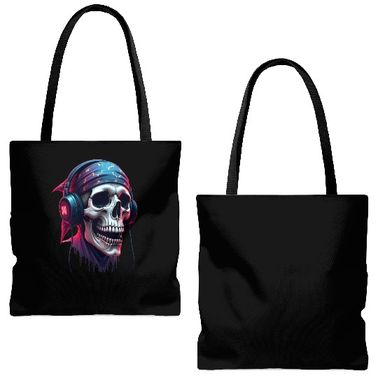 Skull Vibes - Hip-Hop Drip Tote Bags (AOP)