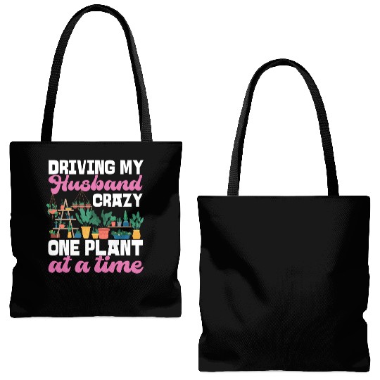 Plant Lover Gardening Husband Wife Tote Bags (AOP)