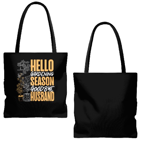 Plant Lover Gardening Husband Wife Tote Bags (AOP)