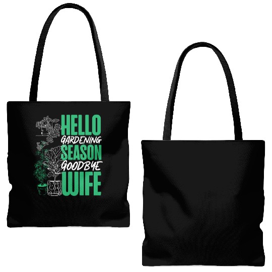 Plant Lover Gardening Husband Wife Tote Bags (AOP)