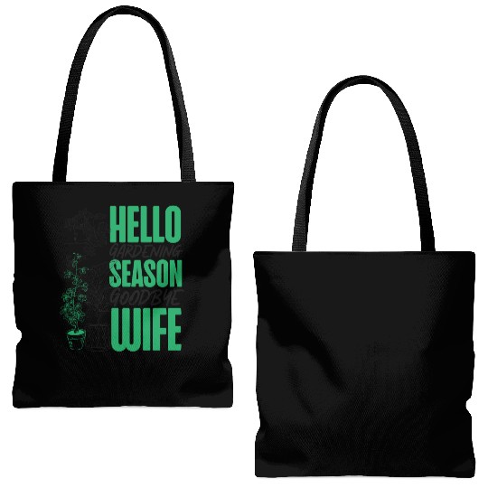 Plant Lover Gardening Husband Wife Tote Bags (AOP)