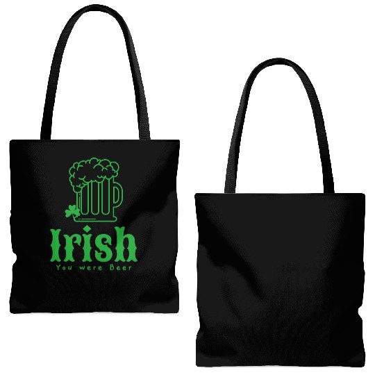 St Patrick' day Irish Beer Tote Bags (AOP)