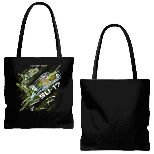 Sukhoi Su-17 Fitter – Iconic Soviet Jet Tote Bags (AOP)