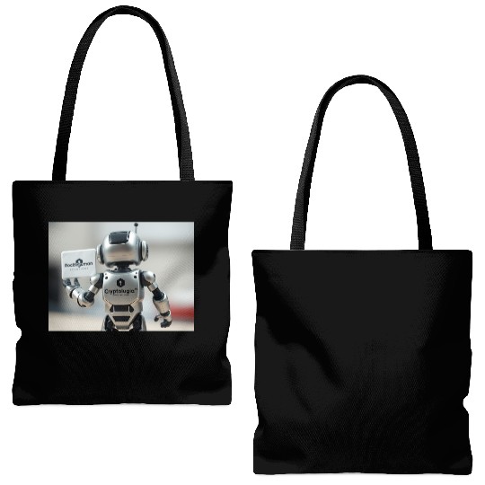 Rocketman Robot Tote Bags (AOP)