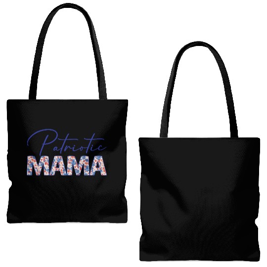 Patriotic Mama - Fourth of July - Mother's Day Tote Bags (AOP)
