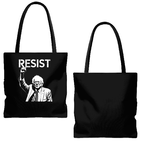 RESIST Bernie Sanders Freedom US National Service Tote Bags (AOP)