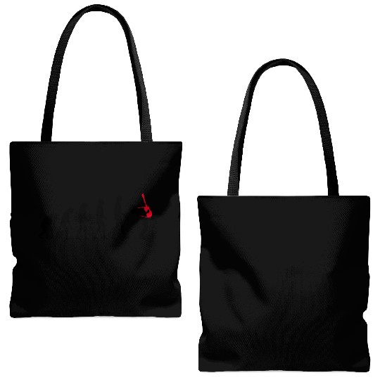 Rock Evolution Tote Bags (AOP)