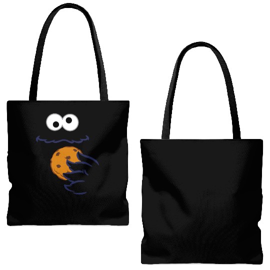 Sesame Street Costume Design Cookie Monster Tote Bags (AOP)