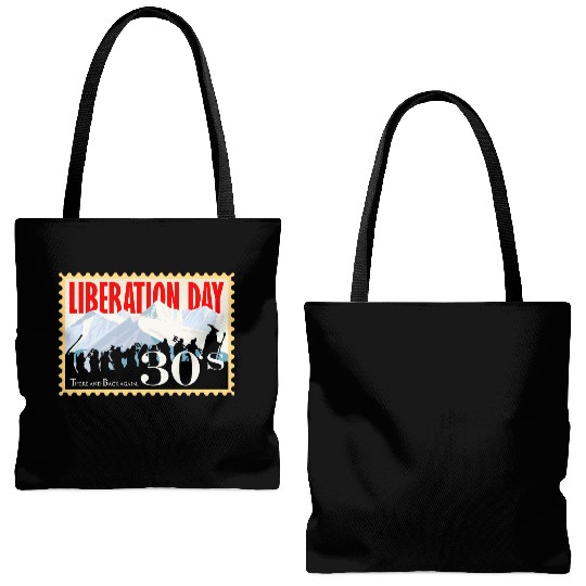 Liberation Day, There & Back Again 1930's Tote Bags (AOP)