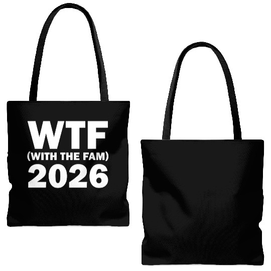 WTF With The Fam 2026 WTF Family Reunion 202famil6 Tote Bags (AOP)