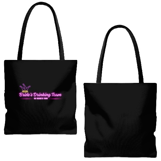 Bride's Drinking Team – No Regrets Tour Tote Bags (AOP)