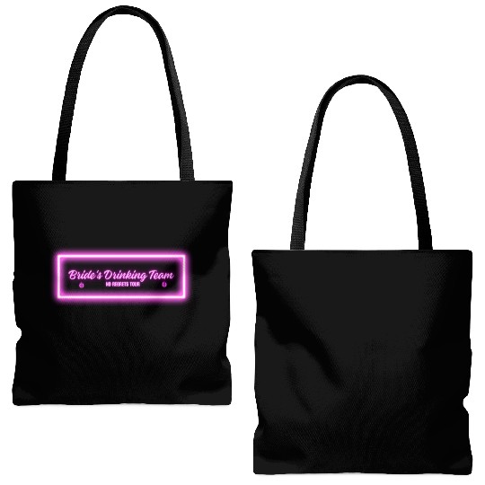 Bride's Drinking Team – No Regrets Tour Tote Bags (AOP)