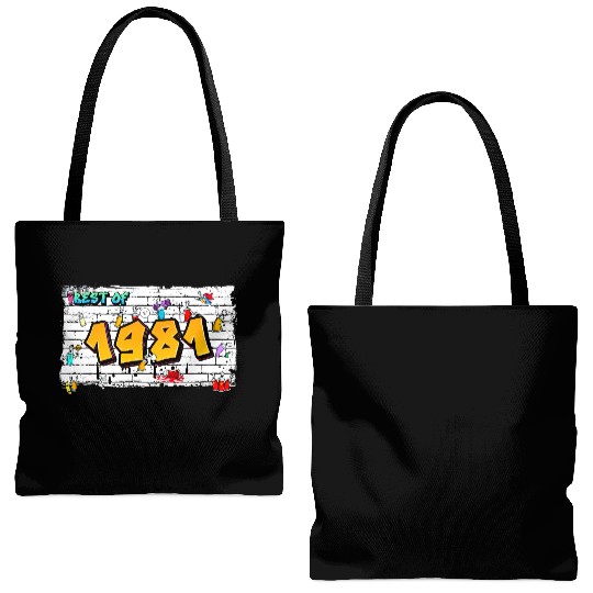 Best of 1981 Graffiti – 44 Years of Rebel Style Tote Bags (AOP)