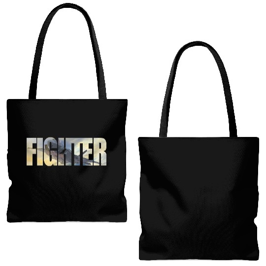 Fighter F-35 Lightning II Tote Bags (AOP)