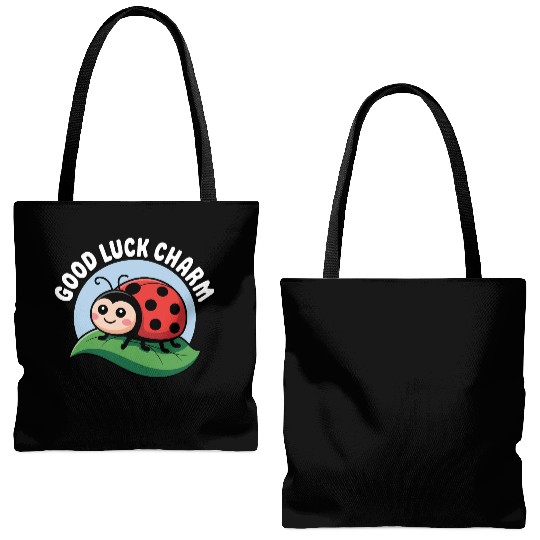 Lucky Ladybug Tote Bags (AOP)