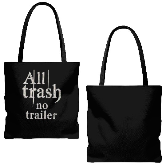 all trash no trailer Tote Bags (AOP)