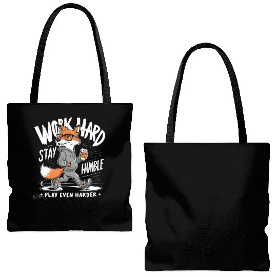 Cool Wolf Vibes Tote Bags (AOP)