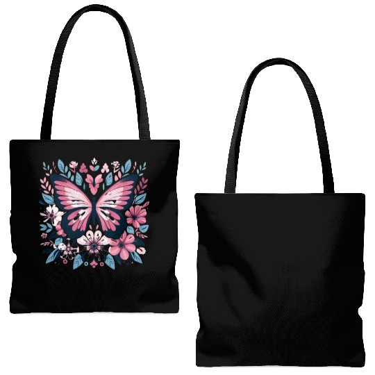 The butterfly is alive and expresses eternal beaut Tote Bags (AOP)
