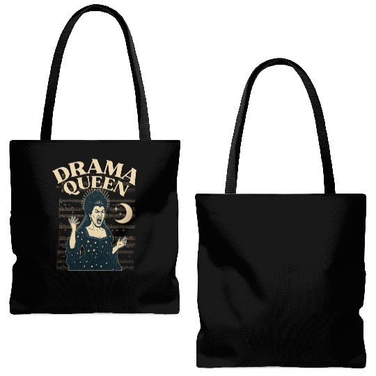 Drama Queen – Loud, Proud, and Slightly Unhinged Tote Bags (AOP)