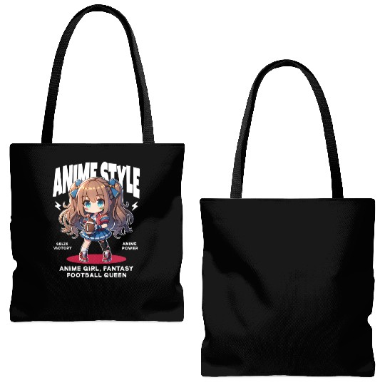 Anime Style: Fantasy Football Queen Tote Bags (AOP)