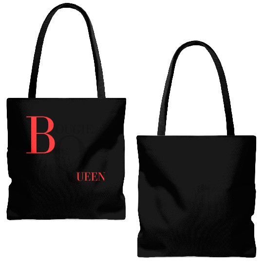 Bougie Queen Red&Black Tote Bags (AOP)