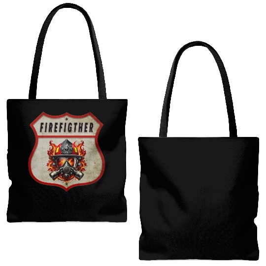 Fire Brigade Coat Of Arms Tote Bags (AOP)