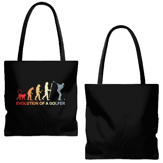 Golfer Evolution Tote Bags (AOP)