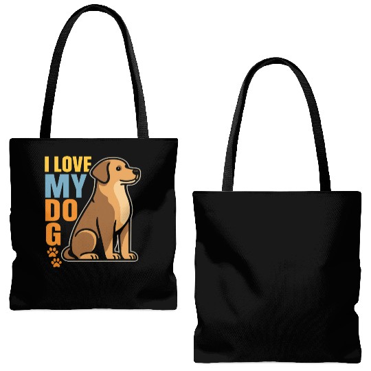 Why I Love My Dog – Heartwarming Design Celebrati Tote Bags (AOP)