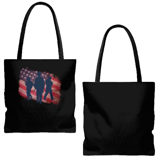 Memorial Day Patriotic Tote Bags (AOP)