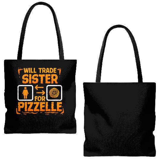 Pizzelle Waffle Will Trade Sister For Pizzelle Tote Bags (AOP)