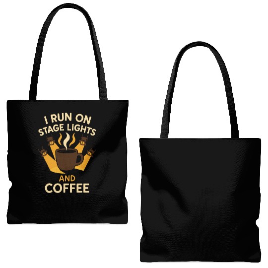 Theater Kid Drama Club Musical Theater Nerd Stage Tote Bags (AOP)