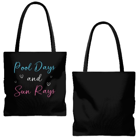 Pool Party Squad Summer Outing Friends Tote Bags (AOP)