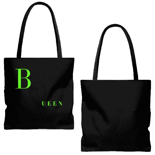 Bougie Queen Lime&Black Tote Bags (AOP)