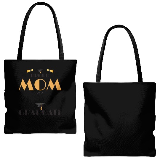 Proud Mom Of A 2026 Graduate Senior Class Of 2026 Tote Bags (AOP)