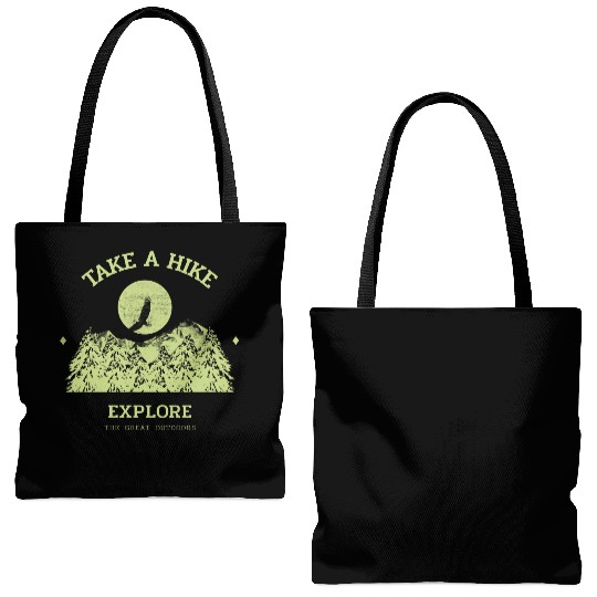 Take A Hike Tote Bags (AOP)
