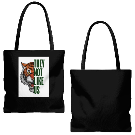 Fearless Tiger - They Not Like Us Tote Bags (AOP)