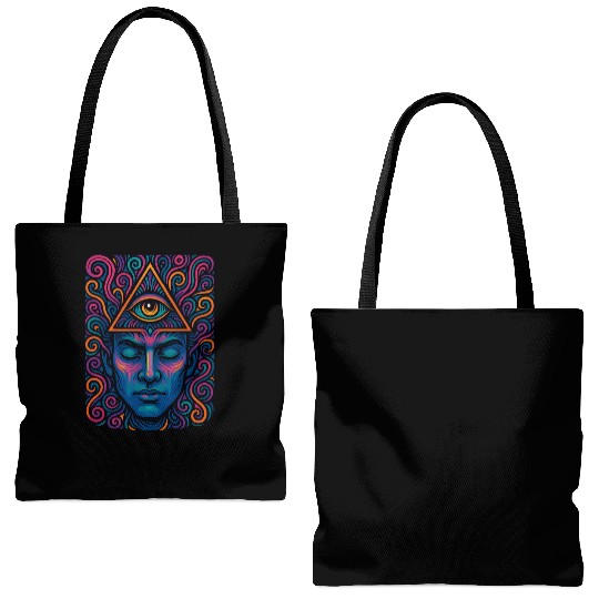 Third Eye Activation Tote Bags (AOP) – Psychedelic
