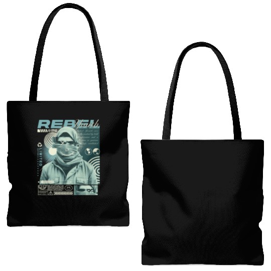 Rebel Youth Tote Bags (AOP)