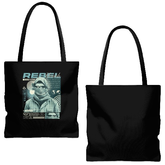 Rebel Youth Tote Bags (AOP)