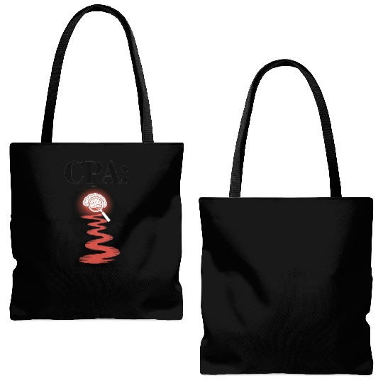 CPA Certified Psychological Crime Analyst Tote Bags (AOP)