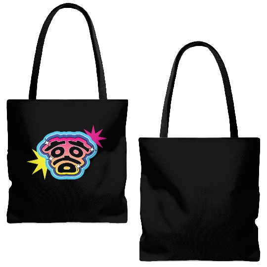 “Hahaha” in Korean Hangul – Funny Pop Art Laugh Tote Bags (AOP)