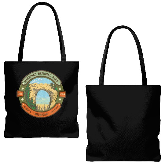 Mackinac Island Tote Bags (AOP)