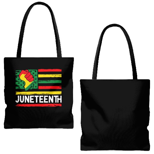 Freedom Day Juneteenth Black And Proud Tote Bags (AOP)