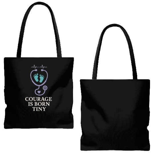 NICU Parent Pride Preemie Warrior Neonatal Tote Bags (AOP)