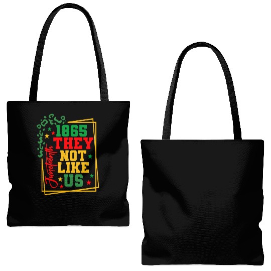 Black History Juneteenth 1865 They Not Like Us Tote Bags (AOP)