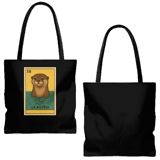 LA NUTRIA - THE OTTER - LA LOTERÍA Tote Bags (AOP)