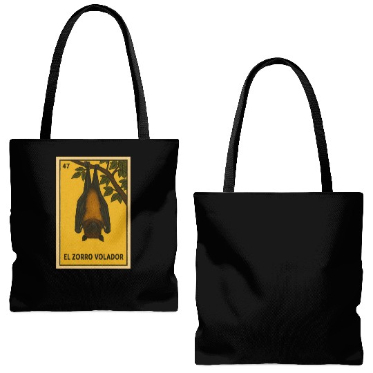 EL ZORRO VOLADOR - THE FLYING FOX - LA LOTERÍA Tote Bags (AOP)