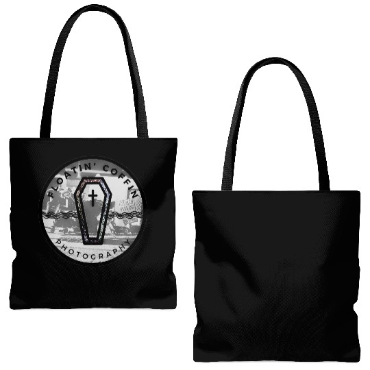 BlacknWhite Coffin Homeless Street Famiy Give Back Tote Bags (AOP)