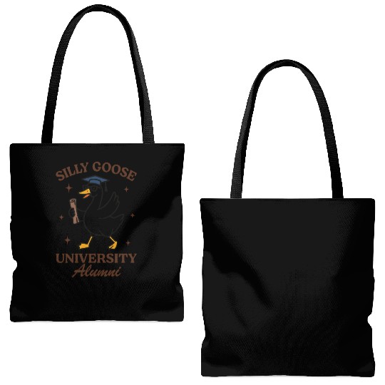 Silly goose university alumni Tote Bags (AOP)